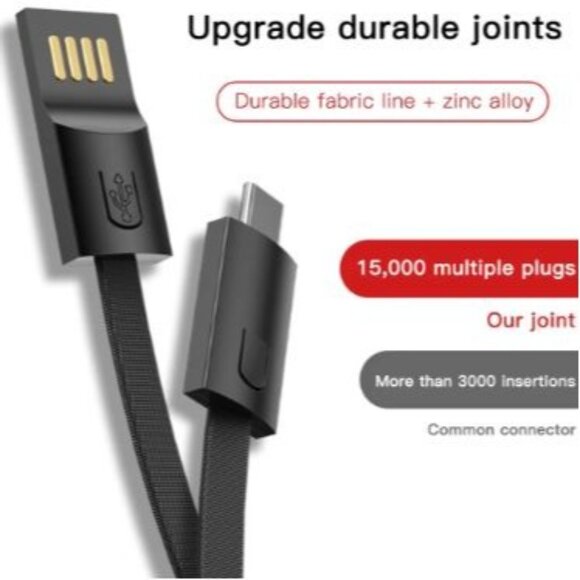 Mini Keychain USB Cable Type-C Fast Charging - Picture 3 of 3